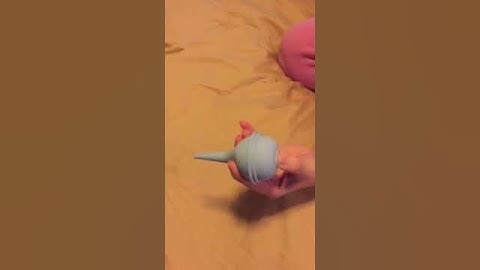 How to use cleanable baby nasal aspirator
