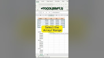 Convert Multiple rows to Single Column #excel #exceltips #excelhacks #fyp #foryou #shorts #short