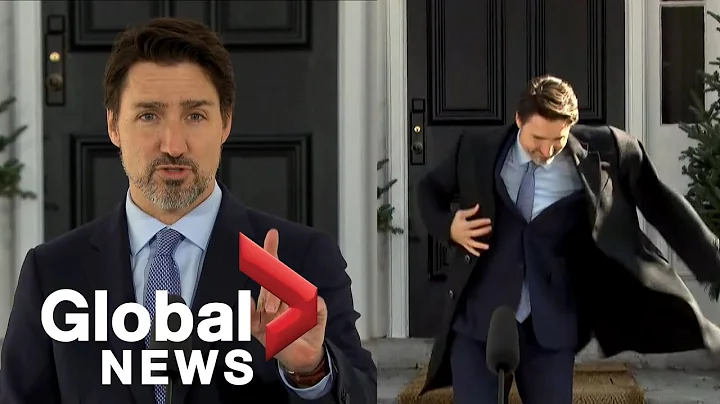 Justin Trudeau forgets his coat during outdoor press conference - DayDayNews