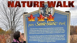 ONTARIO CANADA | NATURE WALK MARTYR'S SHRINE | SAINTE-MARIE AMONG THE HURONS MIDLAND | LBraceros#530