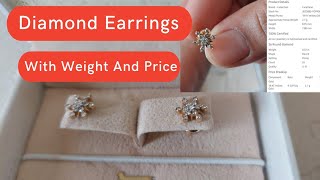 Caratlane Diamond Earrings | Tanishq Jewellery | Diamond Earrings | Tanishq Review | Diamond