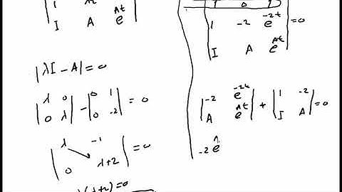 State Transition matrix (sylvester