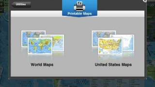 World Atlas and Maps -HD iPad App; Walk-through Video screenshot 1