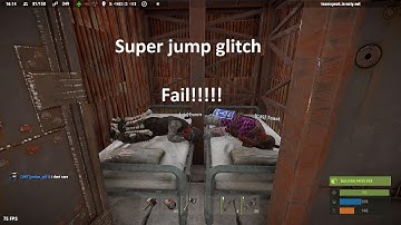 Rust: Super jump glitch