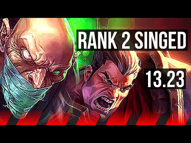 SINGED vs ILLAOI (TOP), Rank 4 Singed, 6/0/1, Dominating, EUW Grandmaster