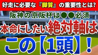 京阪杯2021【絶対軸1頭】公開！内の傷んだ阪神開催が重要なポイント!タフな阪神開催でも安心の1頭はアノ馬!