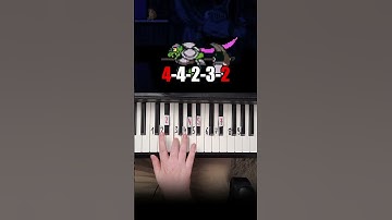Hammer of Justice Deltarune Piano Tutorial 1/3 #shorts