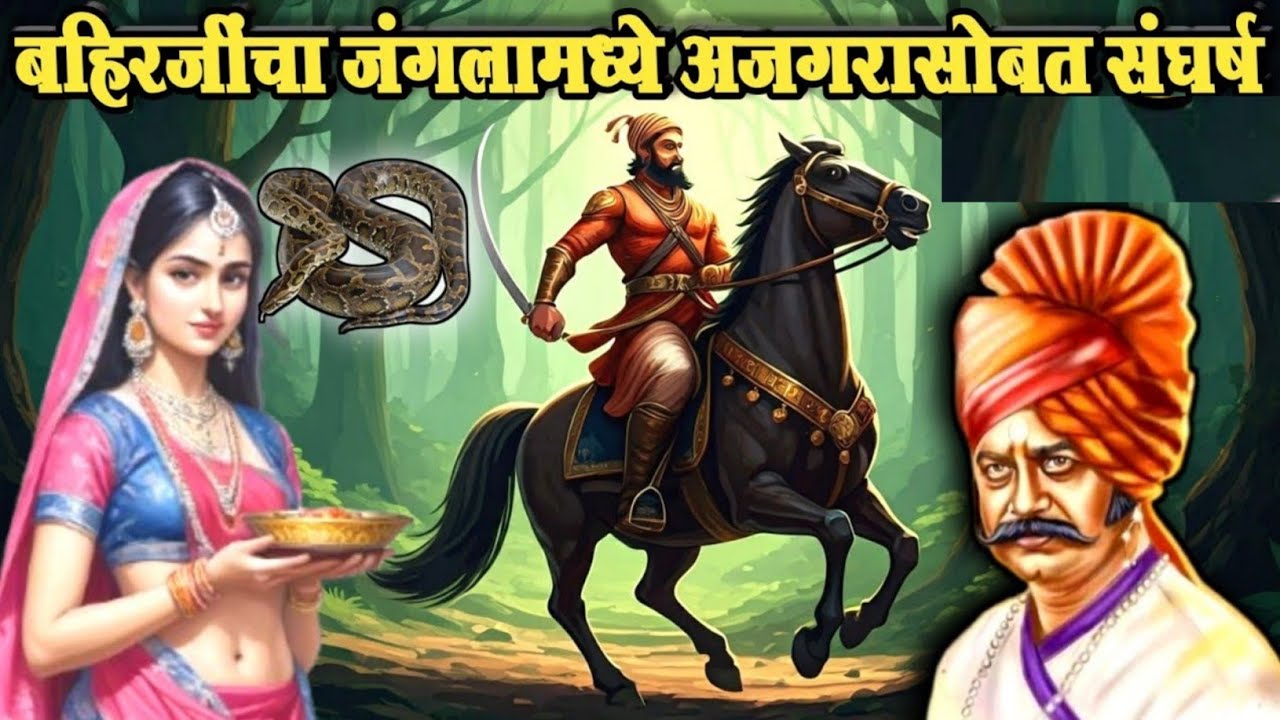 बहिरजींचा जंगलामध्ये अजगरासोबत संघर्ष|Bahirji Naik History|BahirjiNaik|बहिर्जी नाईक इतिहास|History|