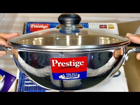 Prestige triply stainless steel Kadai Unboxing