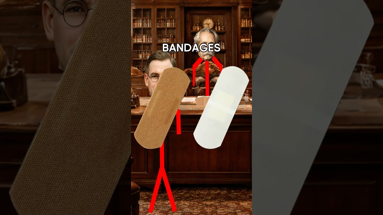 The invention of band aids!!🩹