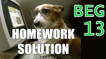 |Homework 13| Beginner C++ Game Programming