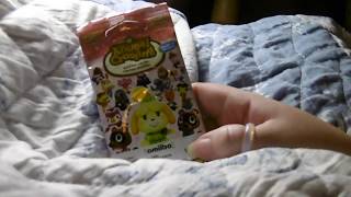 Animal Crossing Series 4 Amiibo cards Unboxing
