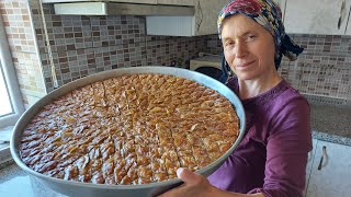 Tam Kivaminda Bol Cevi̇zli̇ Ev Baklavasi Yaptik Baklava İşi̇ Bi̇zden Sorulur