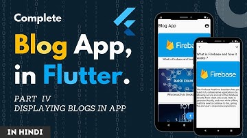 Flutter Blog App - Displaying Blogs in App - GETX - Part IV - in Hindi