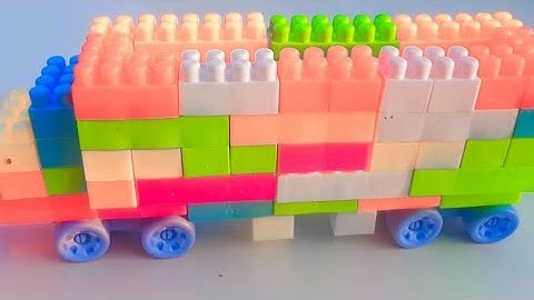 Satisfying DIY BUS 🚌 ASMR building blocks/block game/ Lego block #asmr#asmrsounds #buildingblocks