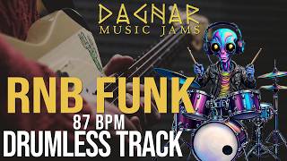RnB Funk - DRUMLESS TRACK | 87 BPM | Play Along for Drummers