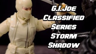 GI Joe Classified Snake Eyes Origins Storm Shadow action figure review.