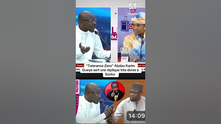Tolérance zéro, Karim répond à Ousmane Sonko