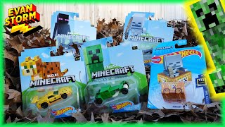 Minecraft In Real Life  Creeper His Cars Under the Leaf Pile