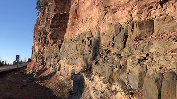 Igneous intrusion in the Sibley Group