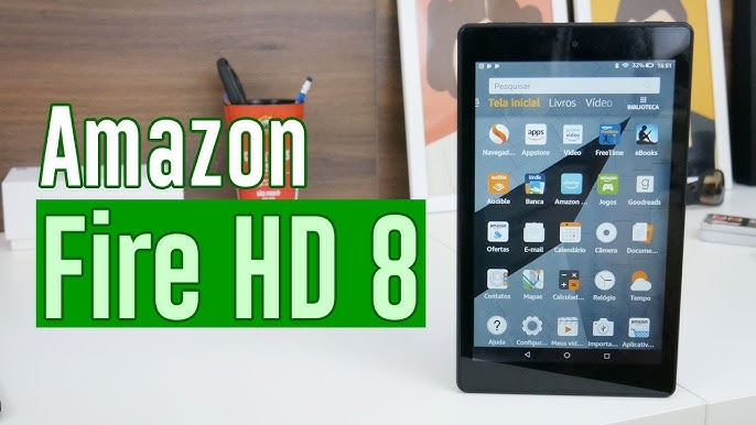 Uma olhada rápida no Kindle Fire HD8 — e como é usá-lo no Brasil