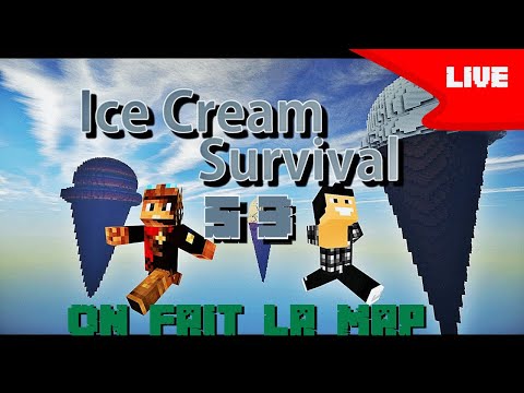 Ice cream survival s3? on fait la map #23 (Minecraft FR) - YouTube