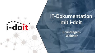 IT Dokumentation mit i-doit: Grundlagen Webinar