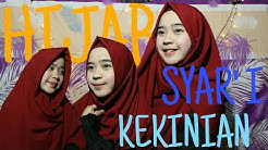 3 TUTORIAL HIJAB SYAR'I bahan WOLFIS  KEKINIAN & MODIS - Durasi: 10.28. 