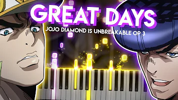 ジョジョの奇妙な冒険 ダイヤモンドは砕けない Op3 Great Days ピアノ Mp3 ジョジョの奇妙な冒険 ダイヤモンドは砕けない Op3 Great Days ピアノ Mp3