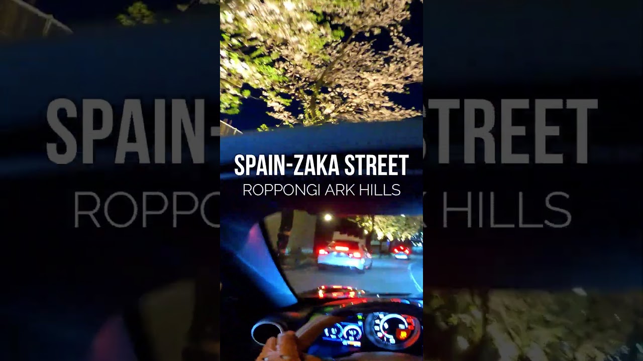 Cherry Blossom &Tokyo Tower #tokyodrive #cherryblossomseason #ferrari
