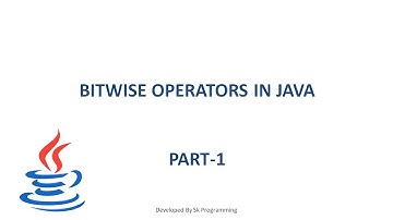 bitwise operators in java in hindi || bitwise operator in java