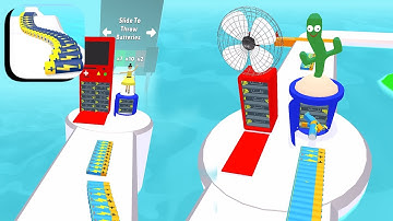 Battery Run 3D ​- All Levels Gameplay Android,ios (Levels 139-140)