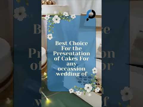 Cake Stand cakedecorating 3 Tier Acrylic Cake Stand Cake Display wedding Cake Stand by Shamsi Packages