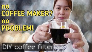 how to use KCUPS/ COFFEE PODS/ ROAST coffee WITHOUT a coffee maker| DIY COFFEE FILTER