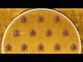 Easy all over butta work for yellow colour stitched blouse | Aari work on stitched blouse designs