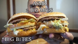 Asmr 2 BIG MAC *SAVAGE EATING *BIG BITES *NO TALKING