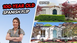 100 Year Old House Flip Before and After - Spanish Home Tour, Spanish Home Remodel Before and After