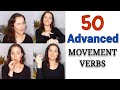 I act out 50 advanced movement verbs  english vocabulary action verbs