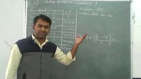 STATISTICS PART-5 (MEDIAN) // CLASS-10 // MATHS // CHAPTER-14 // EXERCISE-14.3 (NCERT)