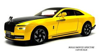 Unboxing Rolls Royce Spectre Yellow Diecast Metal Car Model