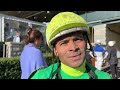 Luis Saez on My Mane Squeeze in Lexus Raven Run Stakes (G2)