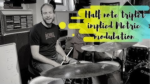 Half note triplet implied metric modulation