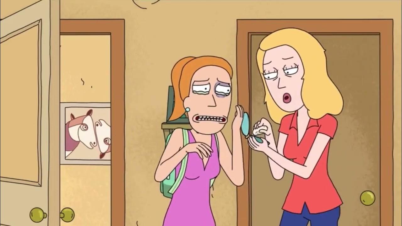 Beth smith drinking addiction moment Rick and Morty YouTube