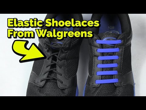 No Tie Elastic Shoelaces from Walgreens 