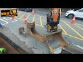 영웅건기 엥콘 틸트로테이터(engcon tiltrotator) 활용 지역난방 200A,65A관 분기TEE 도로 터파기 작업(엥콘구입문의010-7195-6971)