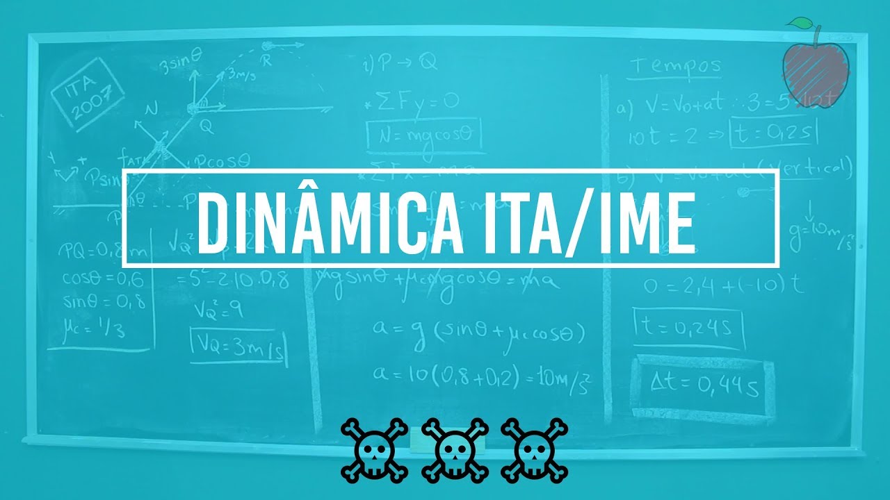 DINÂMICA IME/ITA - Exercício Resolvido | ITA 2007