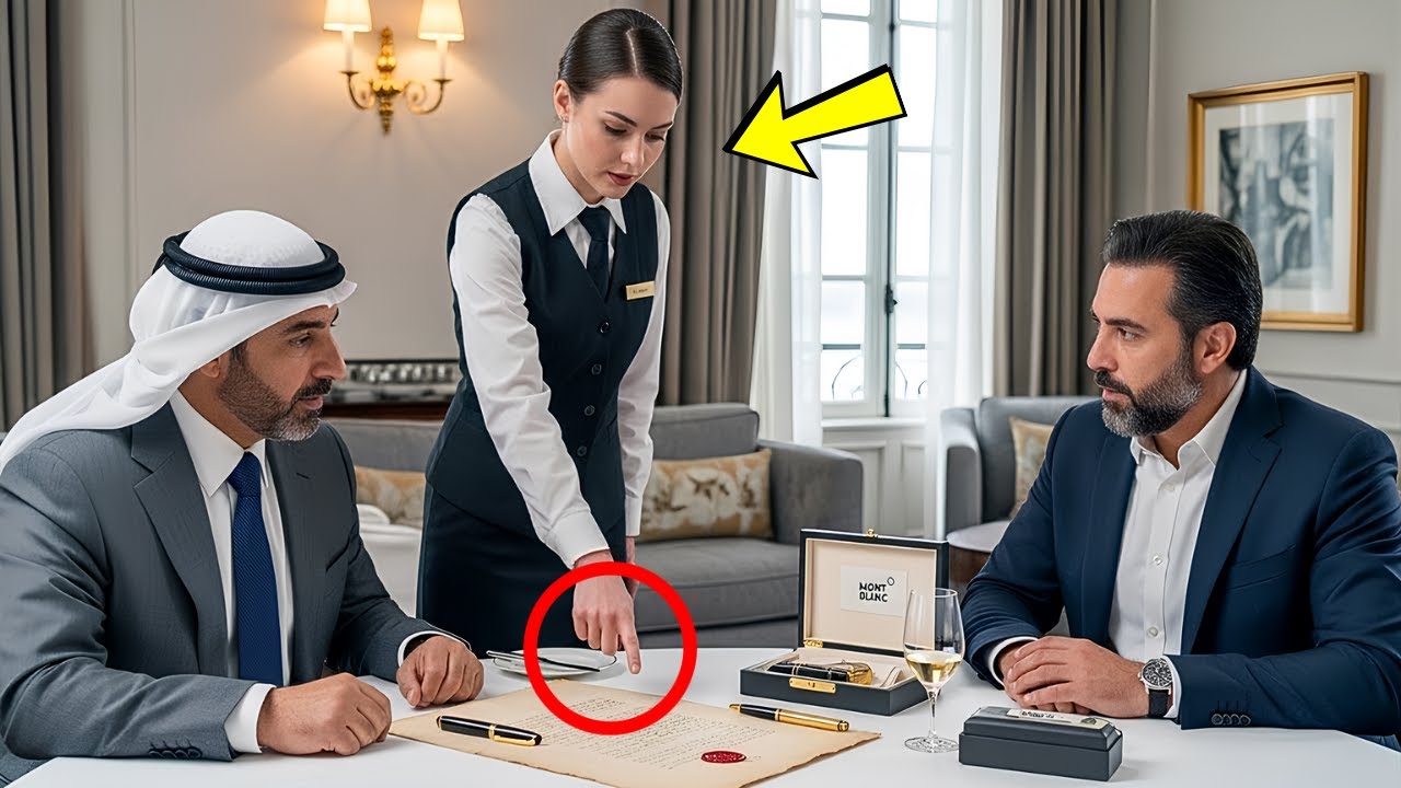 „Das ist eine Fälschung“ – Kellnerin auf Arabisch rettet Milliardär Scheich vor 200-Millionen-Betrug