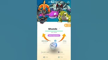 Finally Using Silver Bottle Cap for Shundo legendary Pokemon! #shorts #shundo #legendary #ultragoo