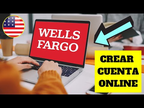 ✅ Cómo ABRIR una CUENTA en WELLS FARGO En línea ≫ Crear cuenta de Banco Online en Estados Unidos