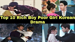 Top 10 Rich Boy Poor Girl Romance Korean drama | korean drama 2020 |